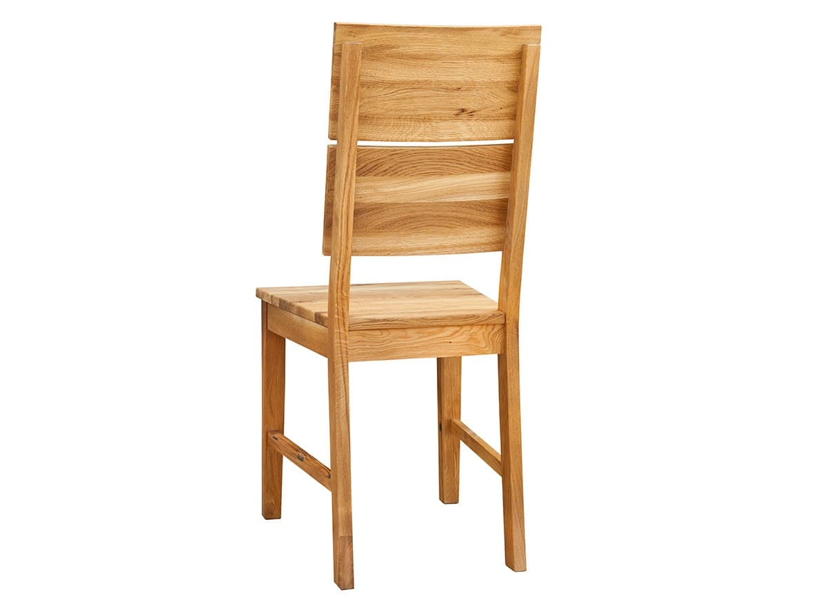 Scaun Elio, Stejar Masiv, 41,5 x 41,5 x H 95 cm