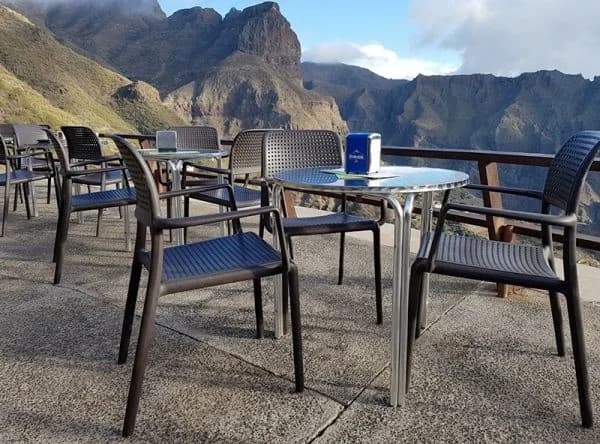 Mirador La Cruz de Hilda — mobilier Nardi, Tenerife, Spania