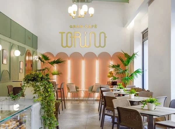 Gran Cafè Torino — mobilier Nardi, Palermo, Italia