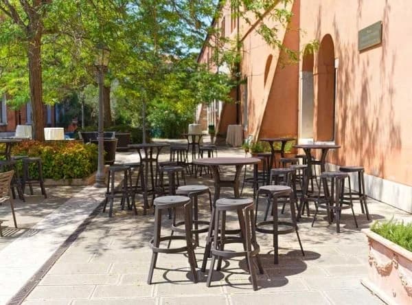 San Servolo Cafè&Restaurant — mobilier Nardi, Venezia, Italia