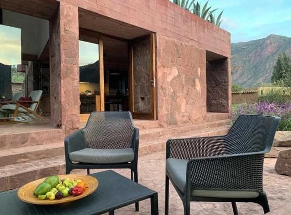 Casa Huayoccari — mobilier Nardi, Valle Sagrado, Cuzco, Peru