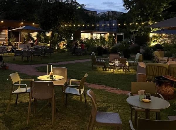 Le Serre Restaurant and Lounge Bar - Ficus Gelato — mobilier Nardi, Palermo, Italia