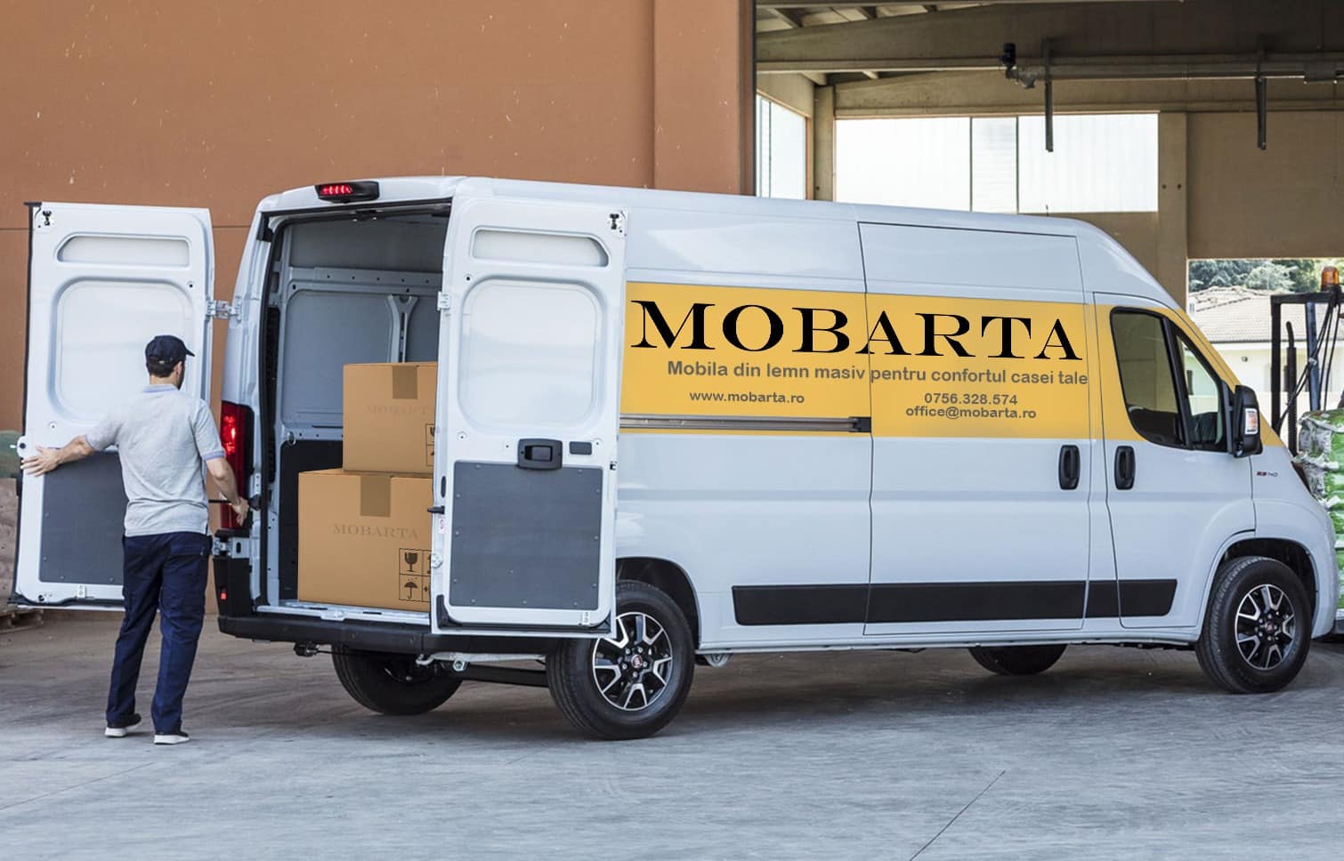 Flota proprie Mobarta de transport mobilier