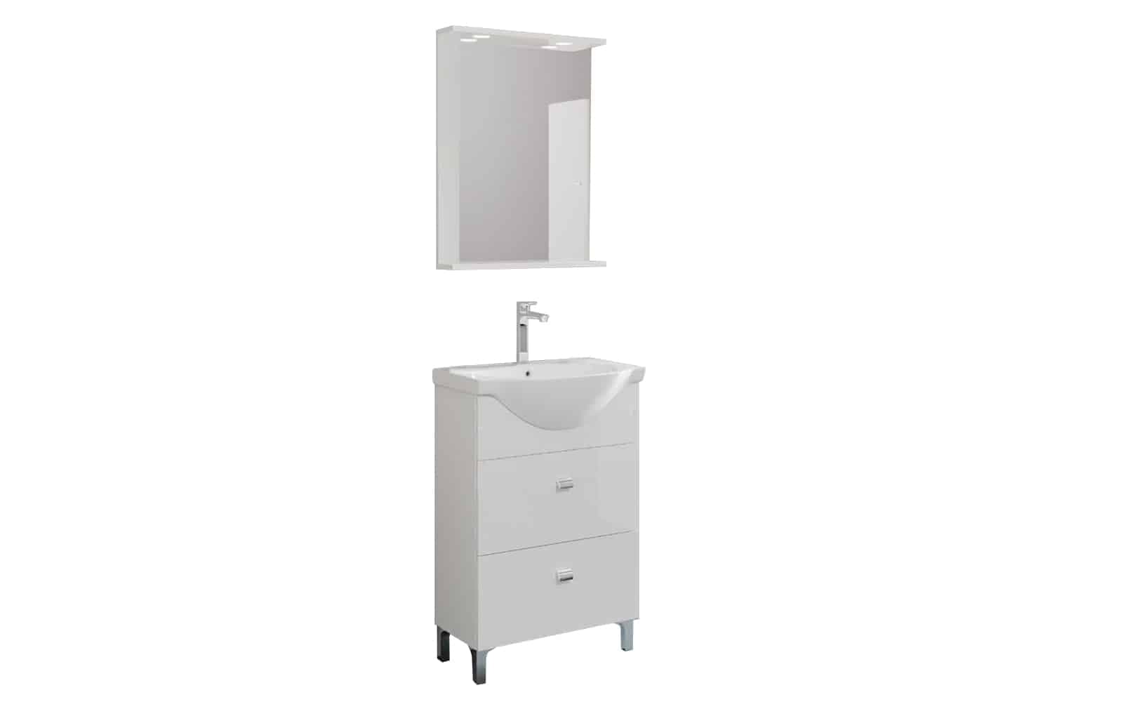 Set Mobilier Baie Luna, 55cm, Model A3 din lemn masiv