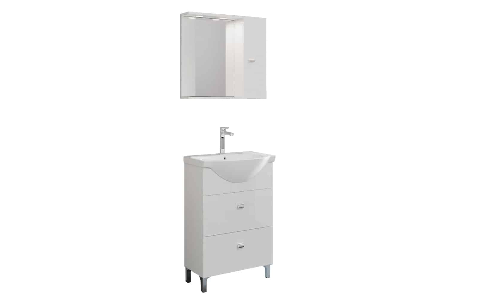 Set Mobilier Baie Luna, 55cm, Model A4 din lemn masiv