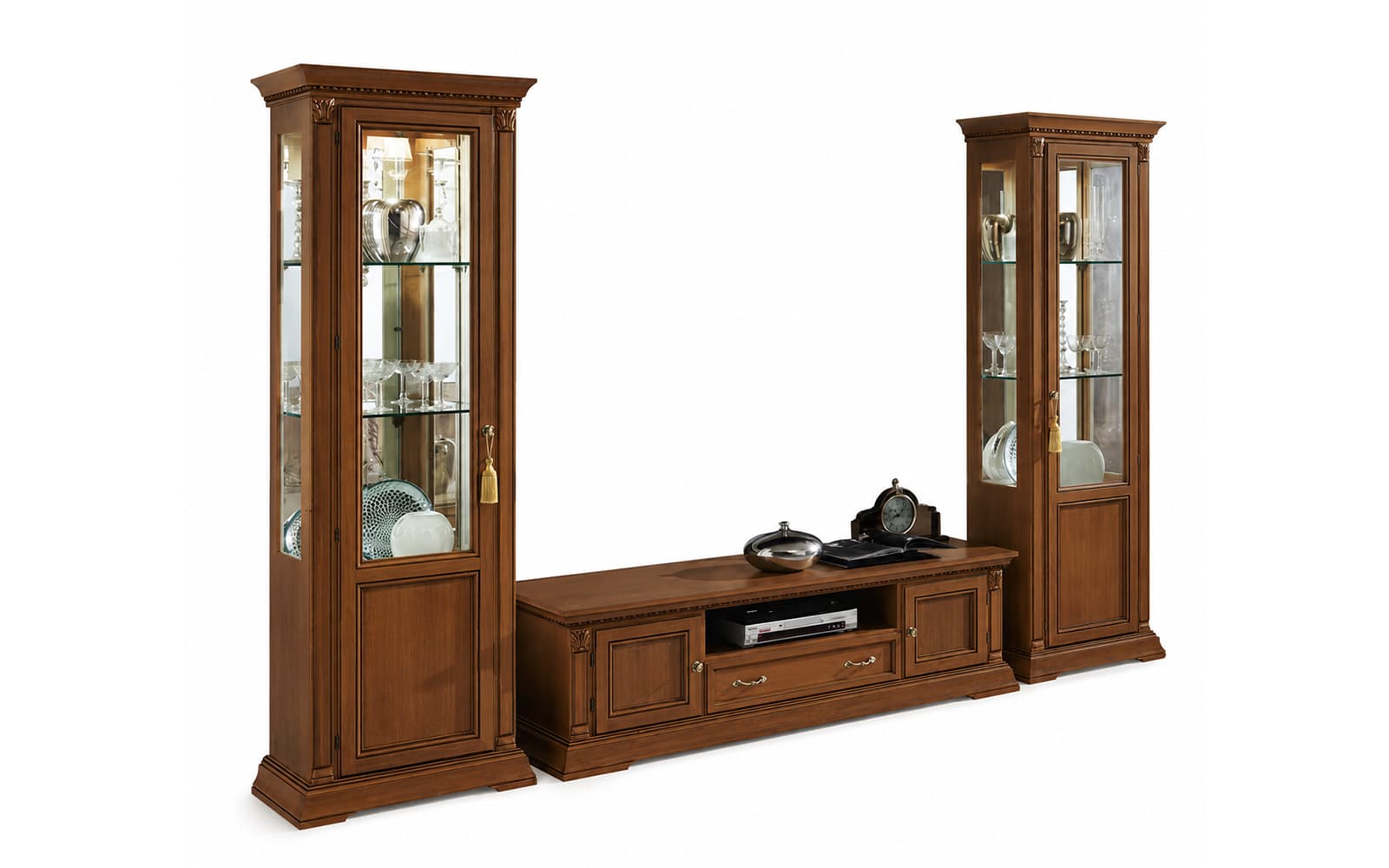 Set Living Victoria, 3 Piese din lemn masiv