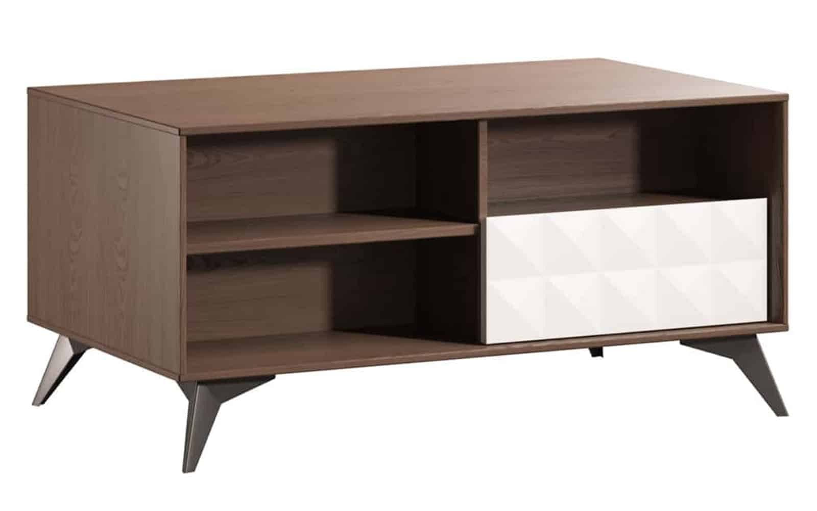 Comoda TV Zion, 100x60x48cm Crem-Nuc