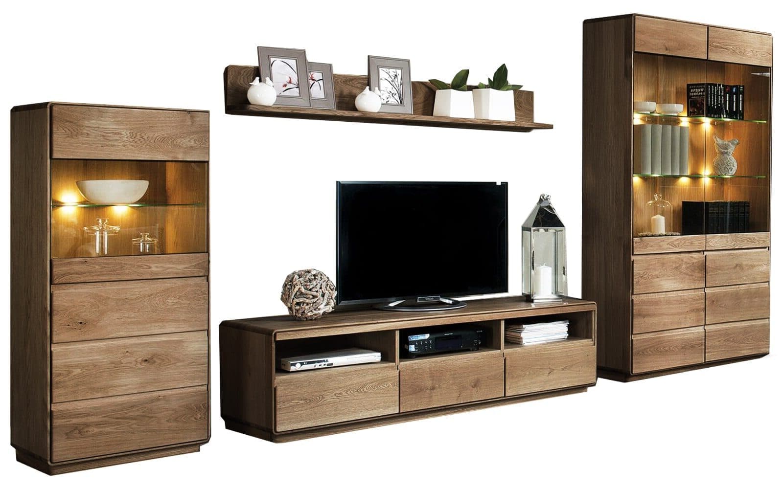 Set Living Serena, Stejar Masiv, 4 Piese