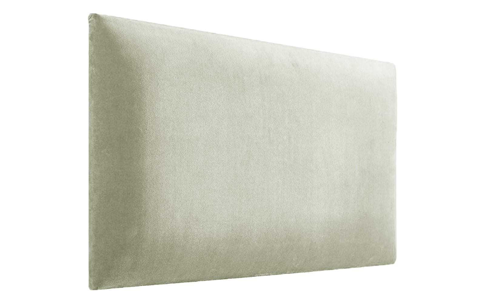 Panou Decorativ Tapițat, 30x60cm, Crem din lemn masiv