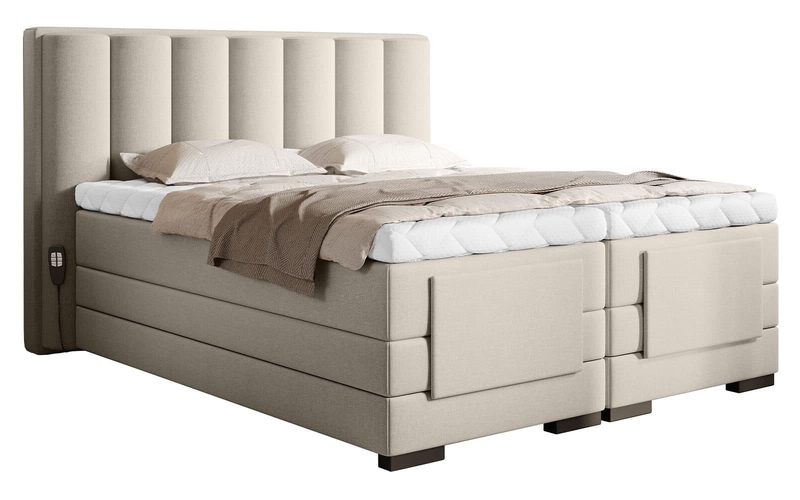 Pat Genoa cu Saltea, Topper, Electric Reglabil, Personalizabil