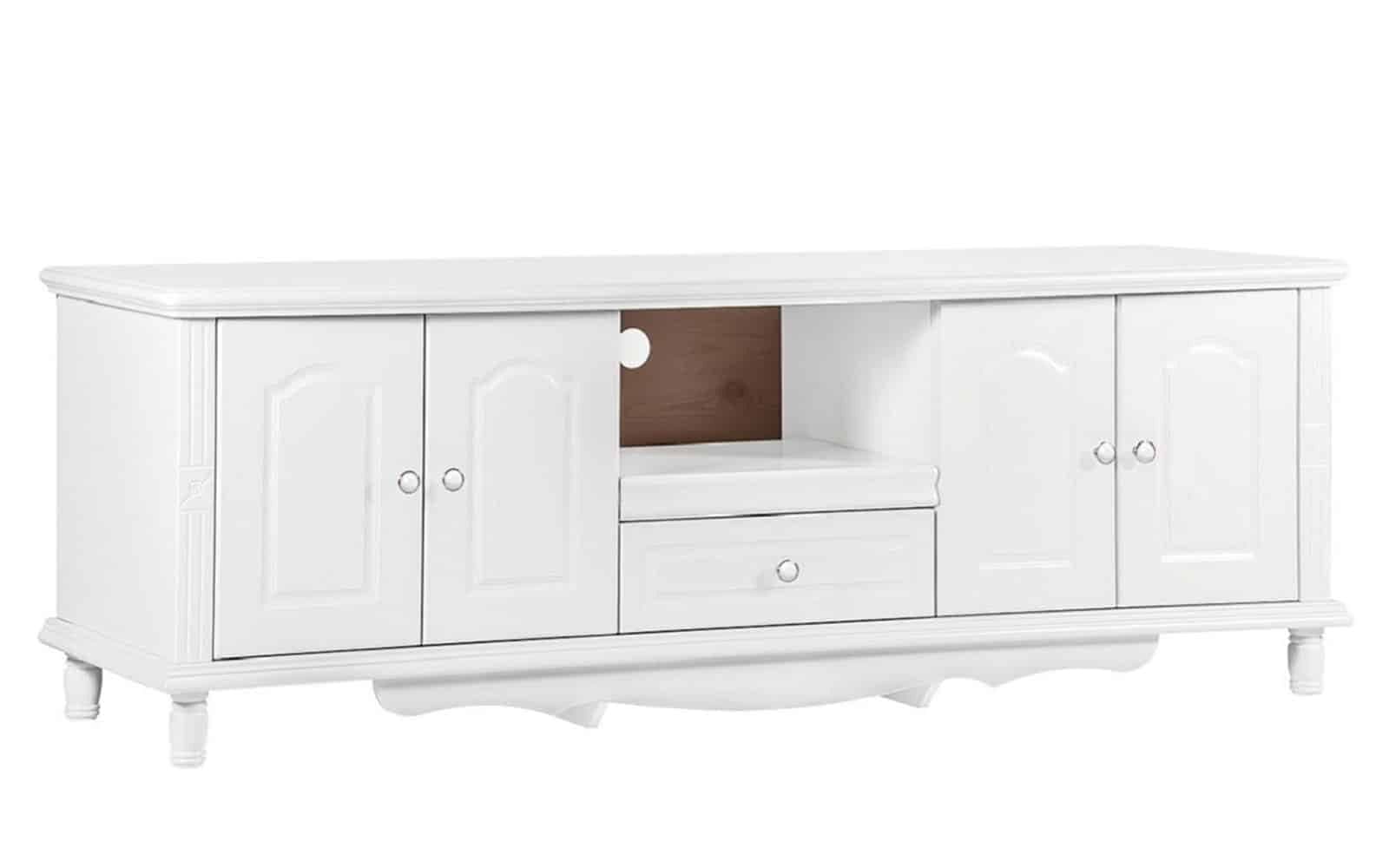 Cabinet TV Elizabeth, 180x58x62cm, Alb