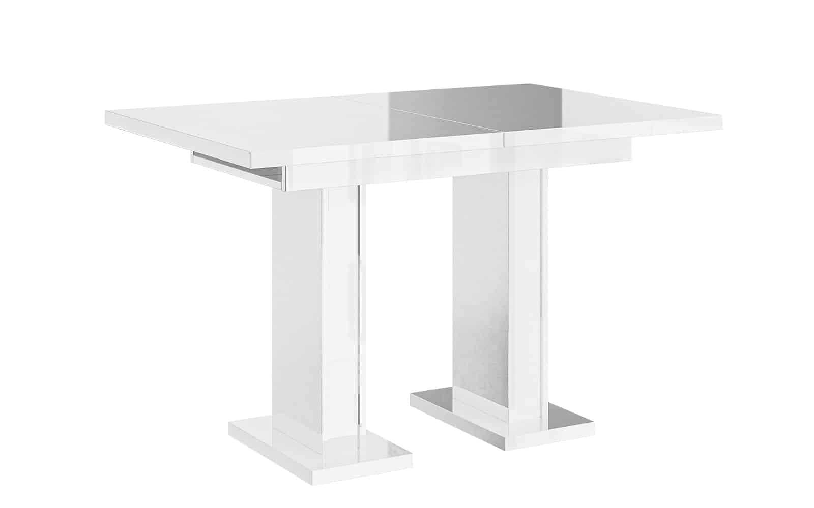 masă dining extensibilă illumina crest, 120/160x80 cm, negru (copiază)