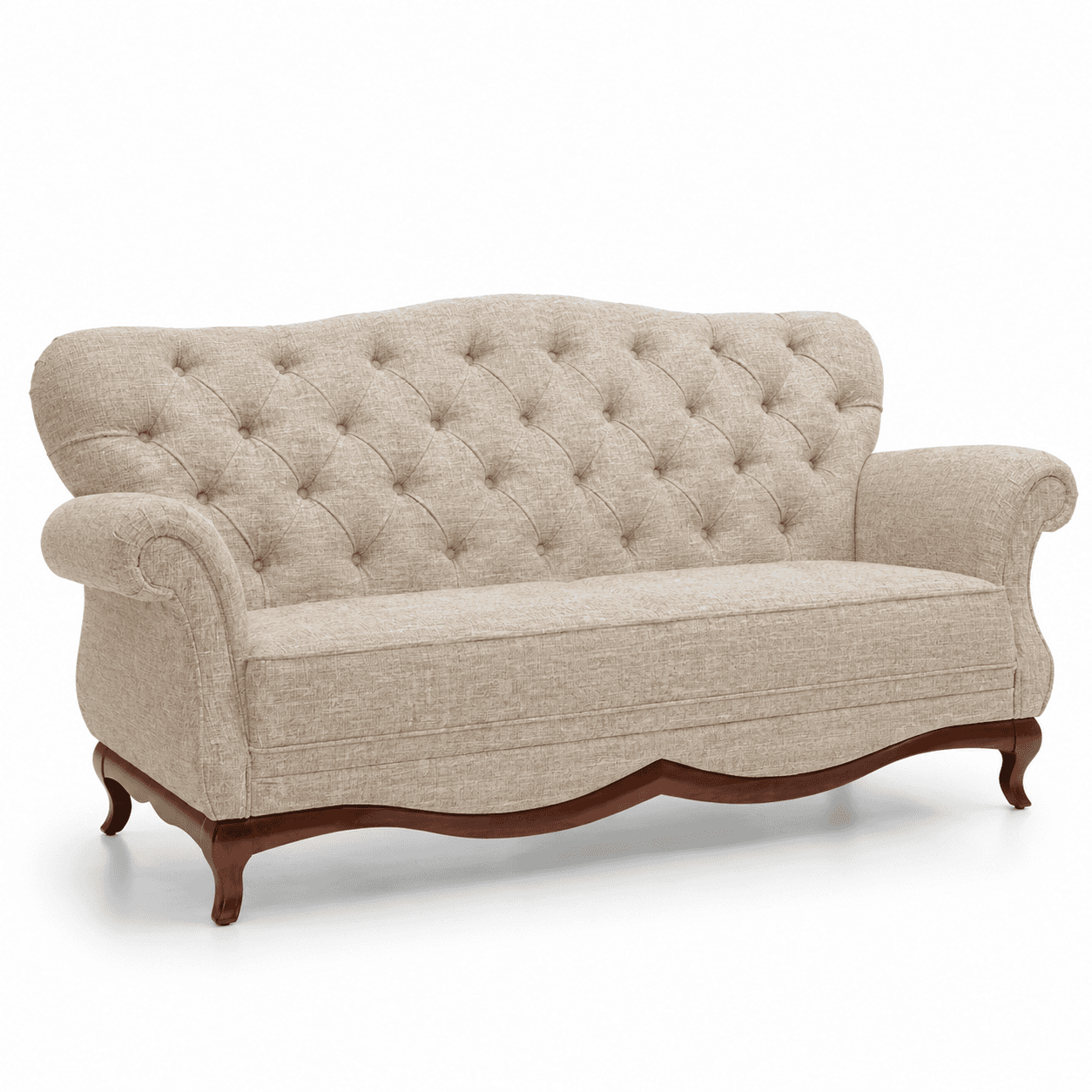 Canapea Milan II, Lemn Masiv, 206/160 x 90/56 x 98/46 cm