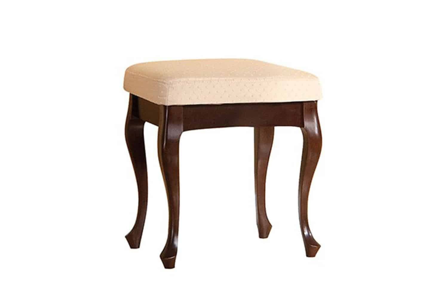 Taburet Weston, 42 x 42 x 53 cm din lemn masiv