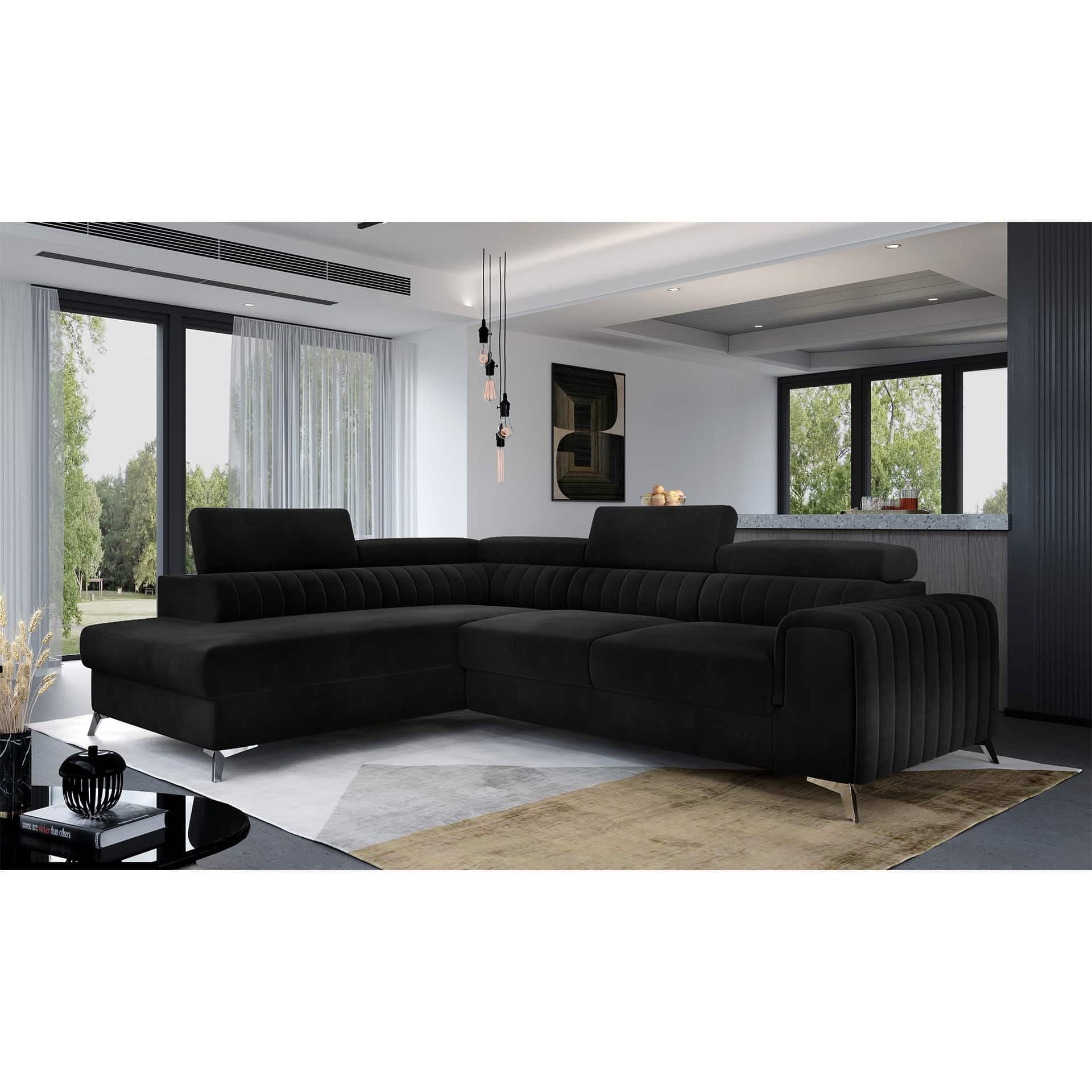 colțar laurence, material mat velvet 99, mobarta