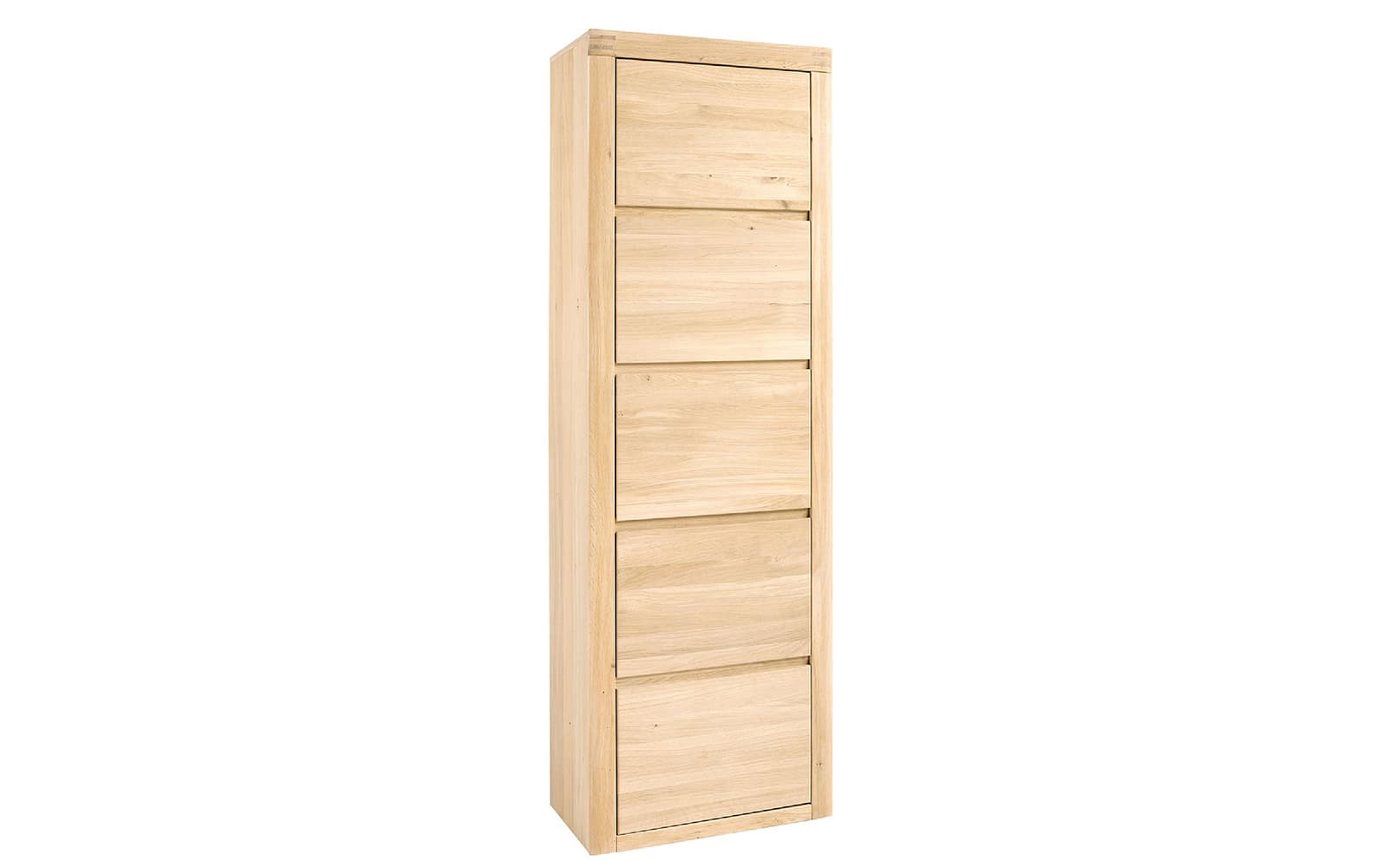 Dulap Alesto cu 1 Ușă, Lemn Masiv Stejar, 65x37x197cm