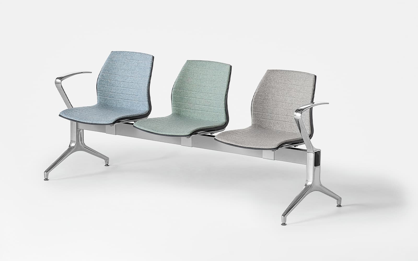 Kalea Bench - banca de asteptare 3 scaune din lemn masiv