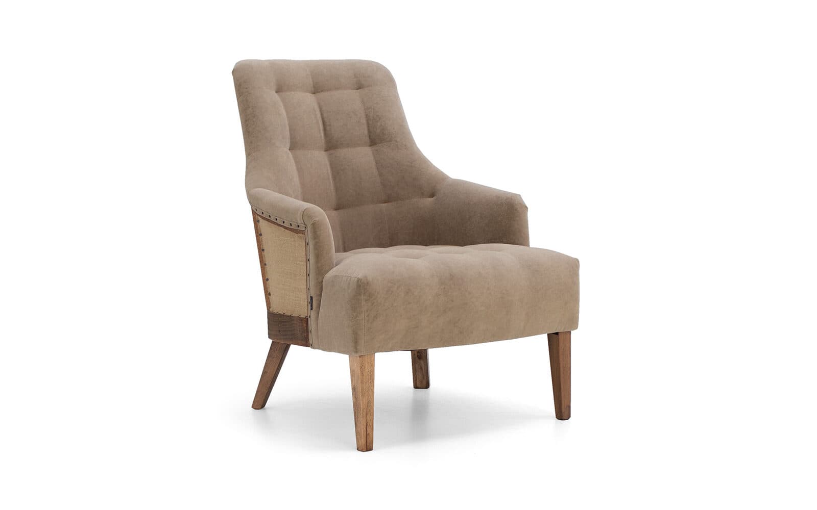 Fotoliu Carlota Lounge Vintage, Lemn Masiv, Personalizabil