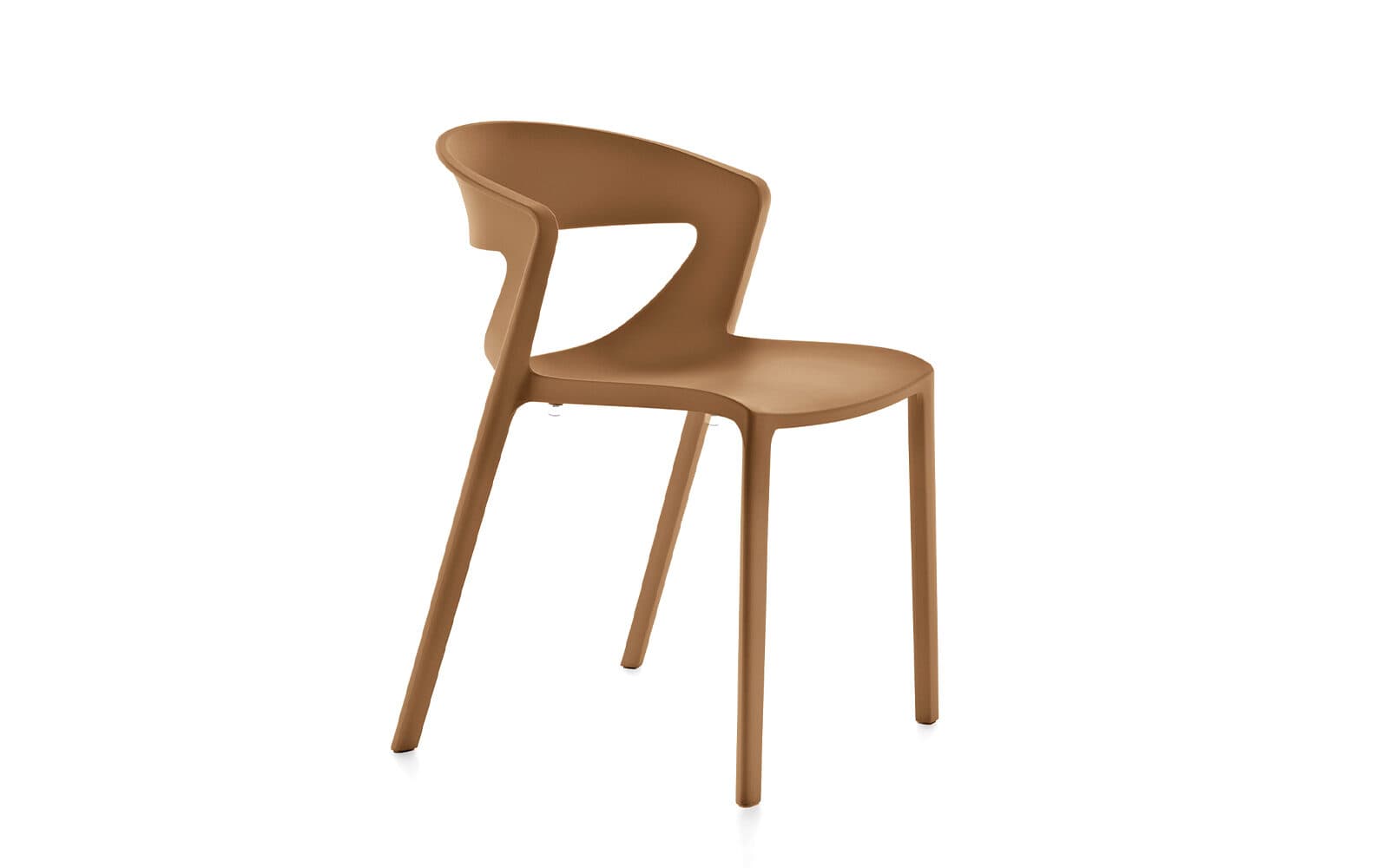 Kicca One – Scaun monobloc cu 4 picioare, din polipropilena armata