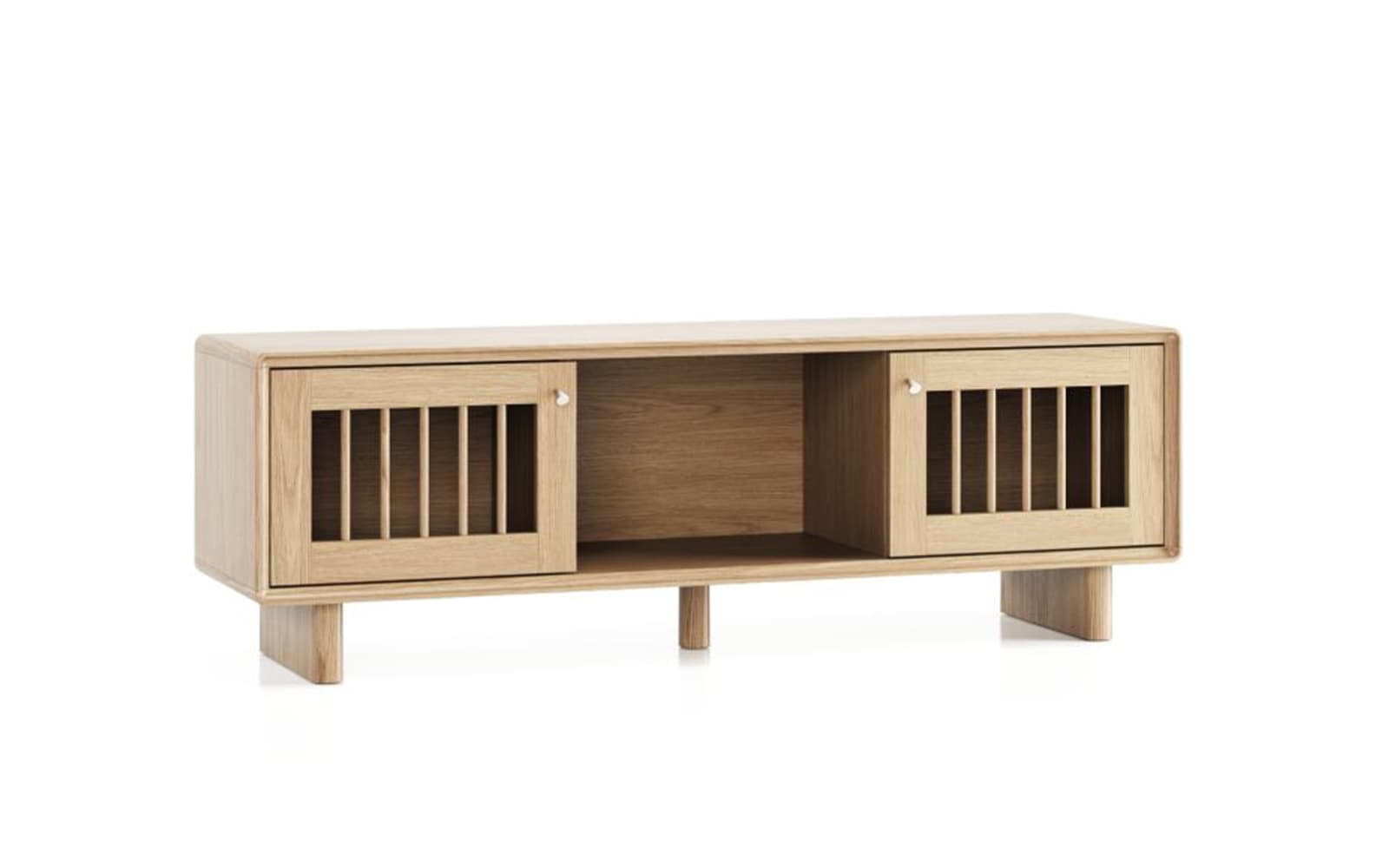 Comodă TV Cooper, lemn masiv, 160×42,5×53 cm