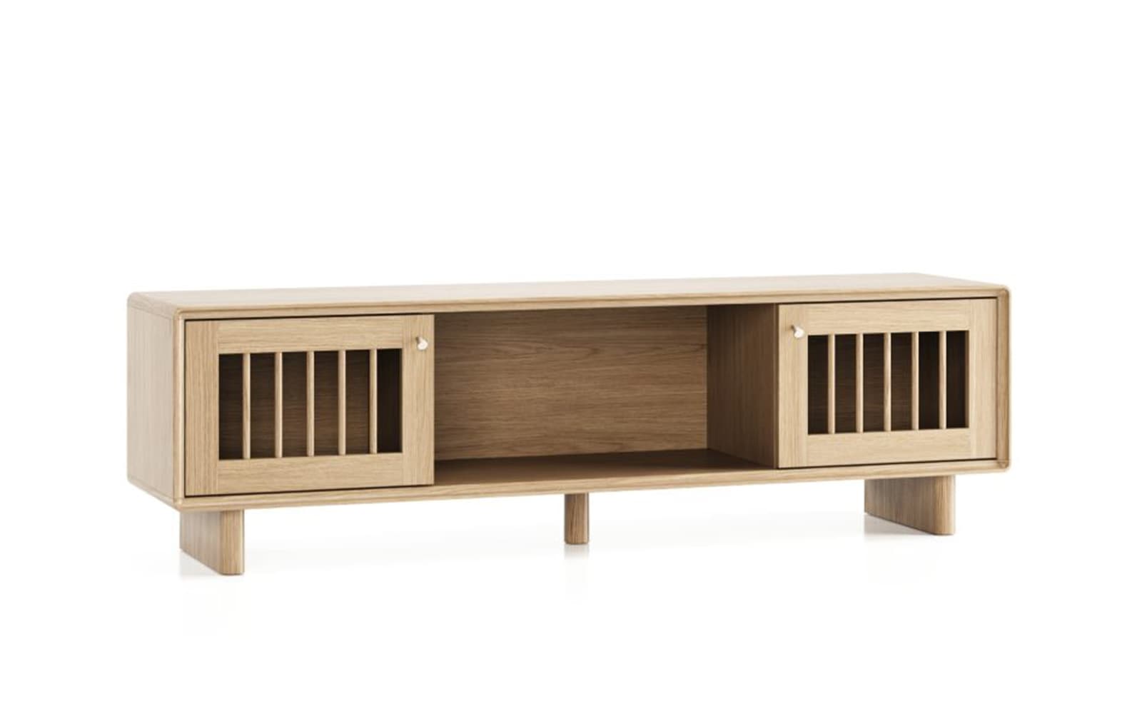 Comodă TV Cooper, lemn masiv, 180×42,5×53 cm