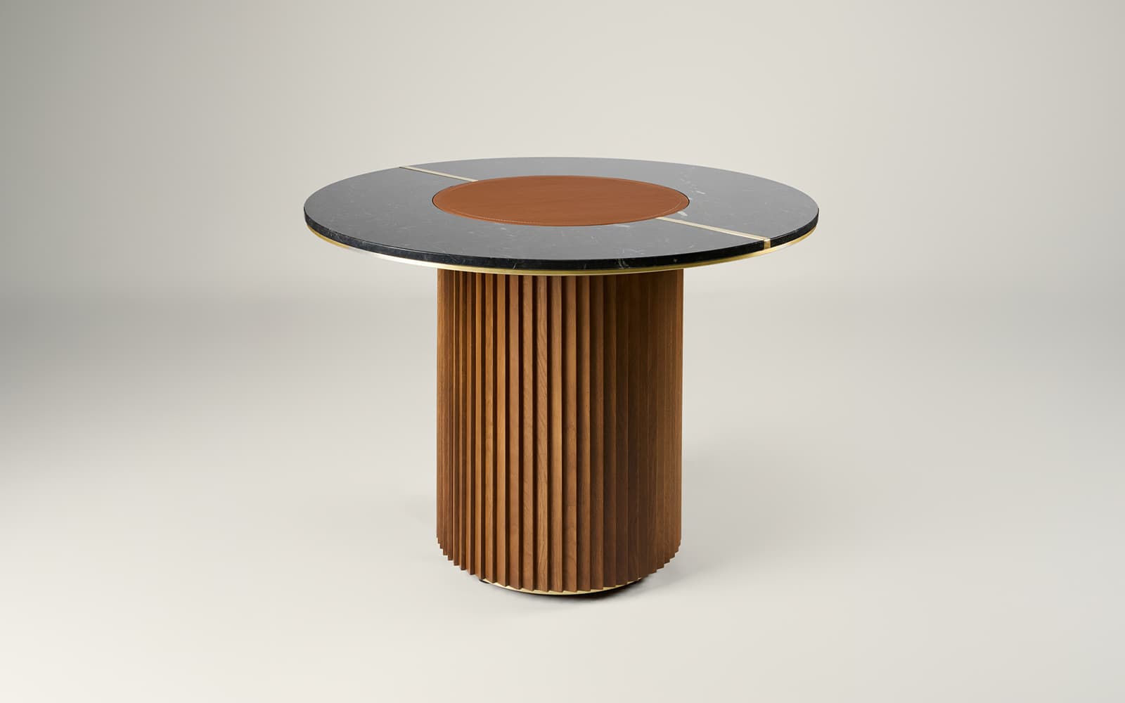 Masă rotundă Shelby, Ø120×75 cm