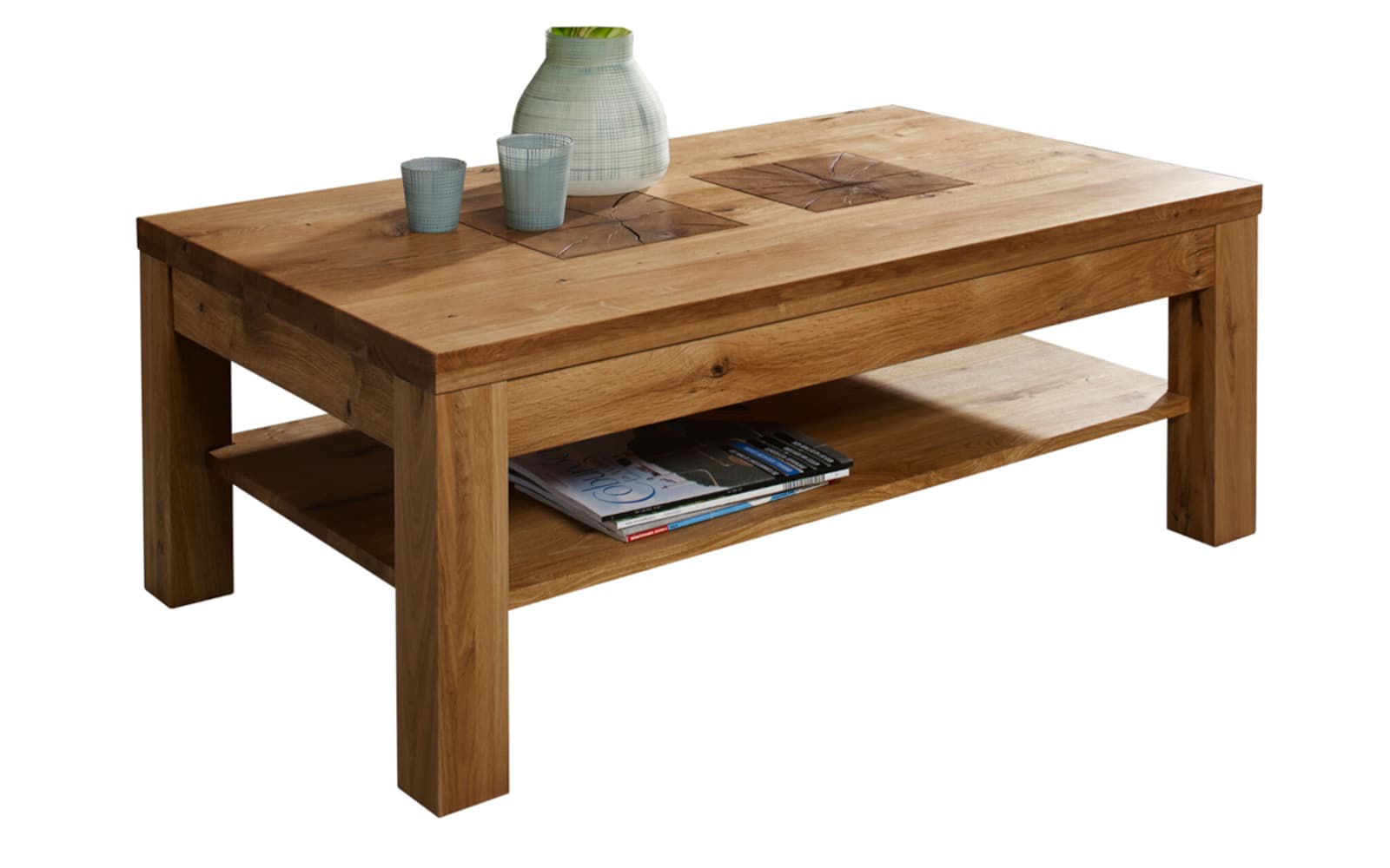 Măsuță de cafea Rustic Home, 118×70×45 cm din lemn masiv