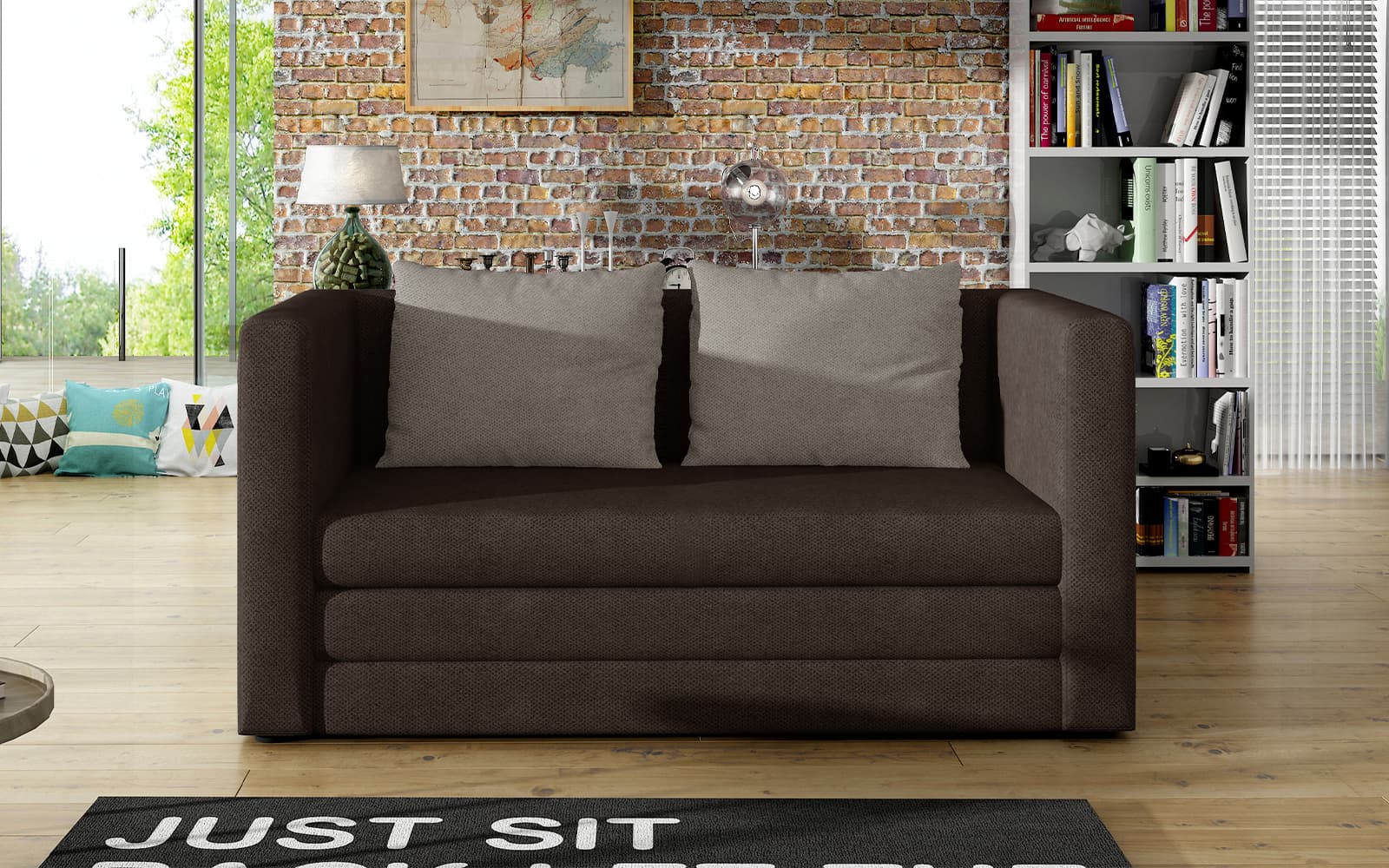 Canapea Neva, Material Soro 28, Soro 13, Mobarta din lemn masiv