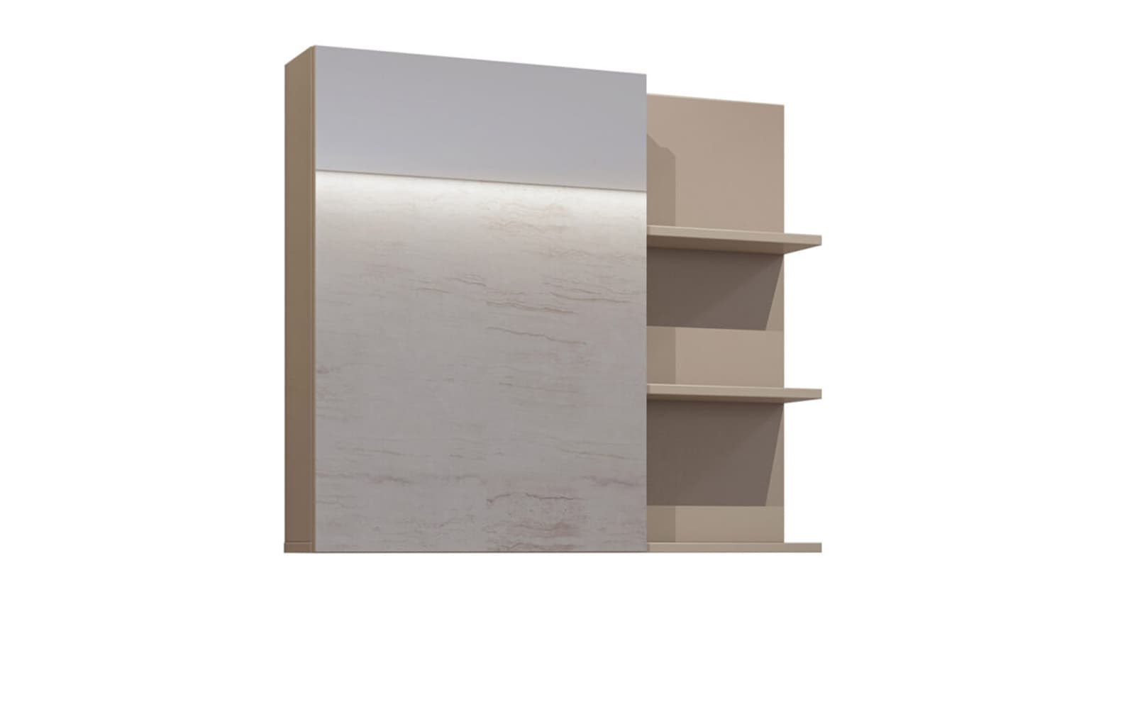 Dulap baie Irvella, 78×71×18 cm din lemn masiv