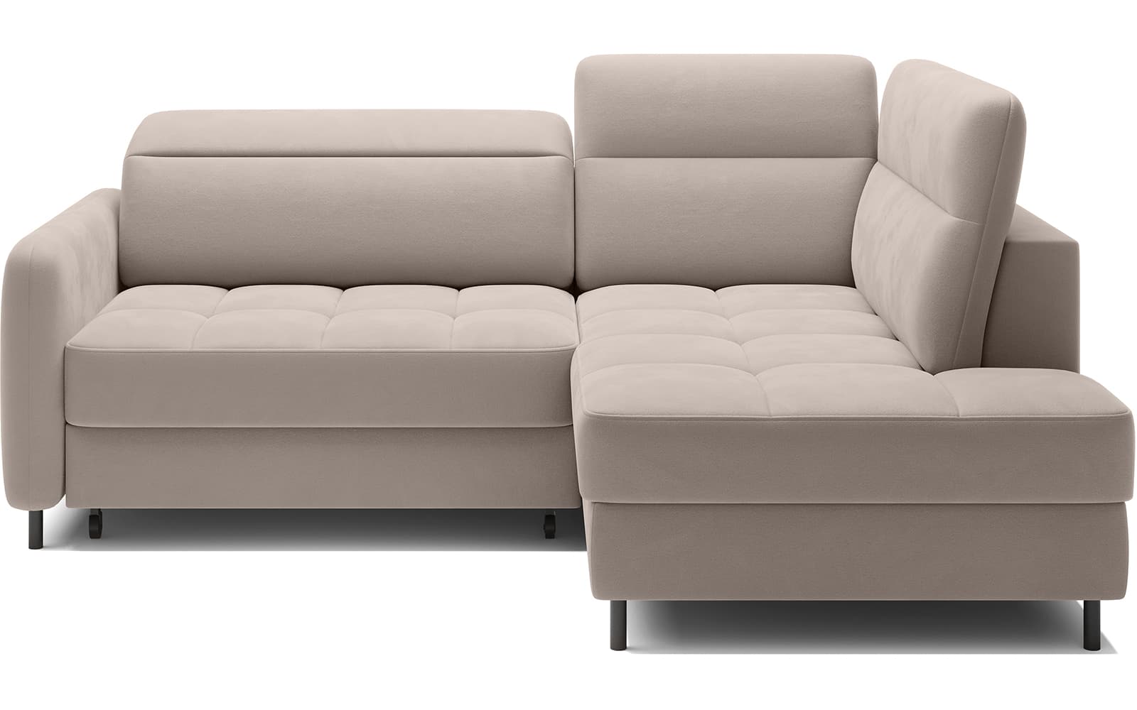 Colțar extensibil Barea, 208×160×100 cm, Personalizabil din lemn masiv