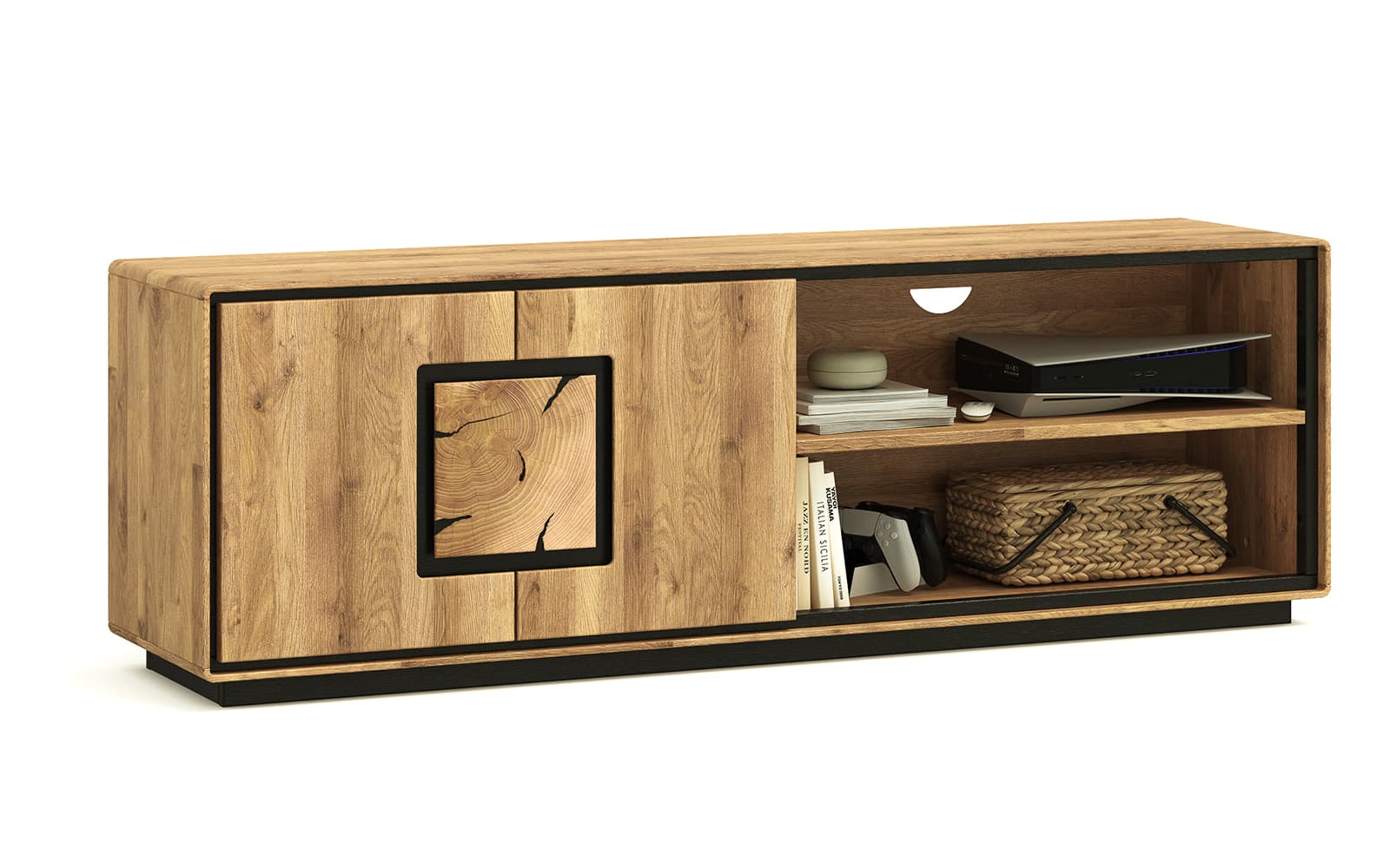 Comodă TV Verona, 166,5×54×40 cm