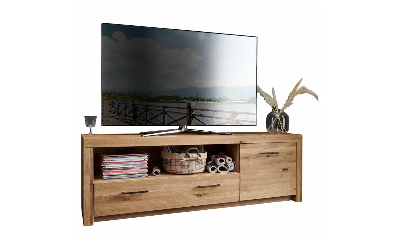 Comodă TV Toscana, 170,5×56×40 cm