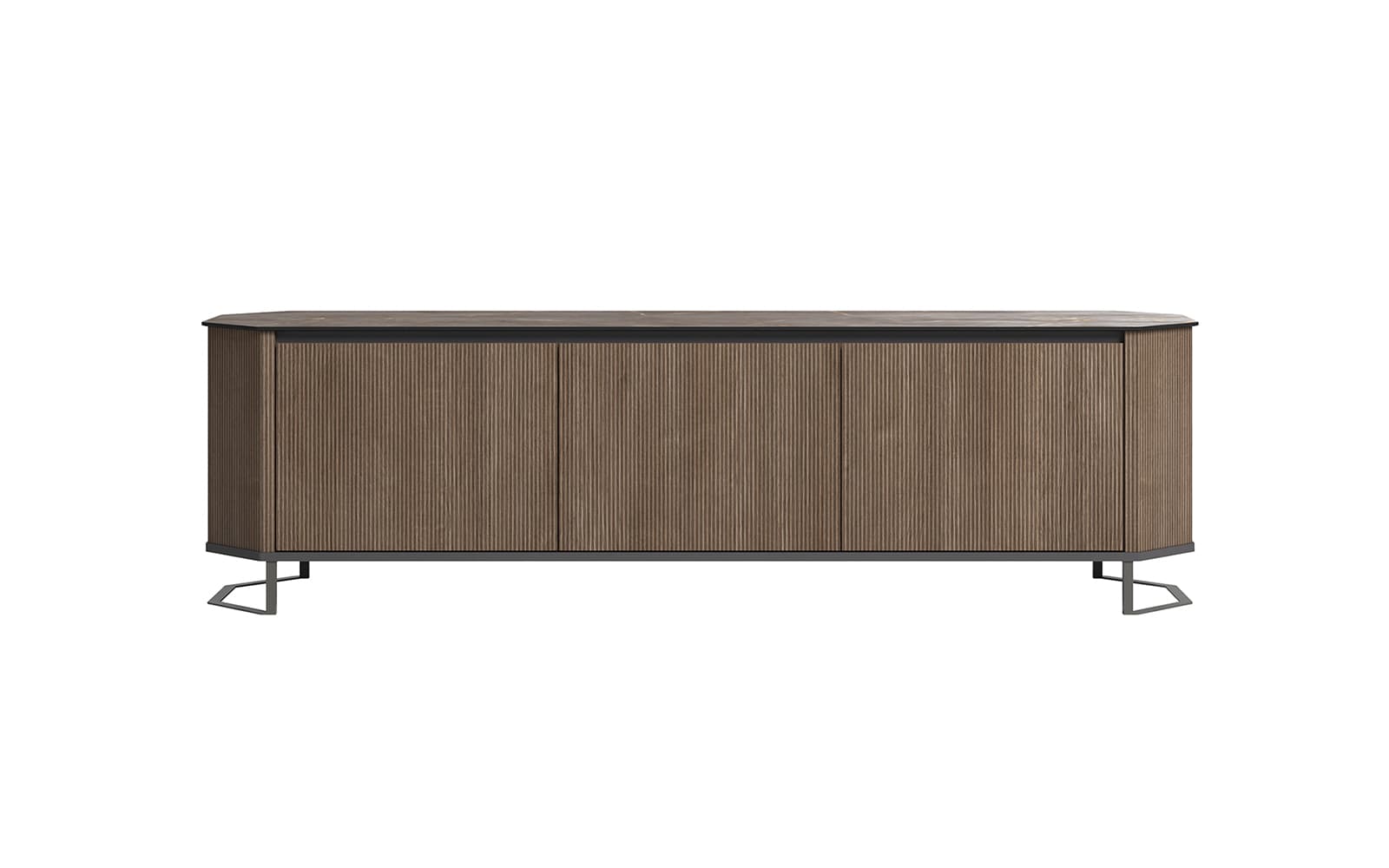 Comodă Eclat, 209×51×59 cm din lemn masiv