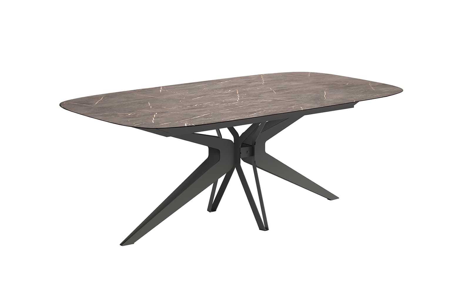 Masă de dining extensibilă Eclat 190/268 × 103 cm din lemn masiv