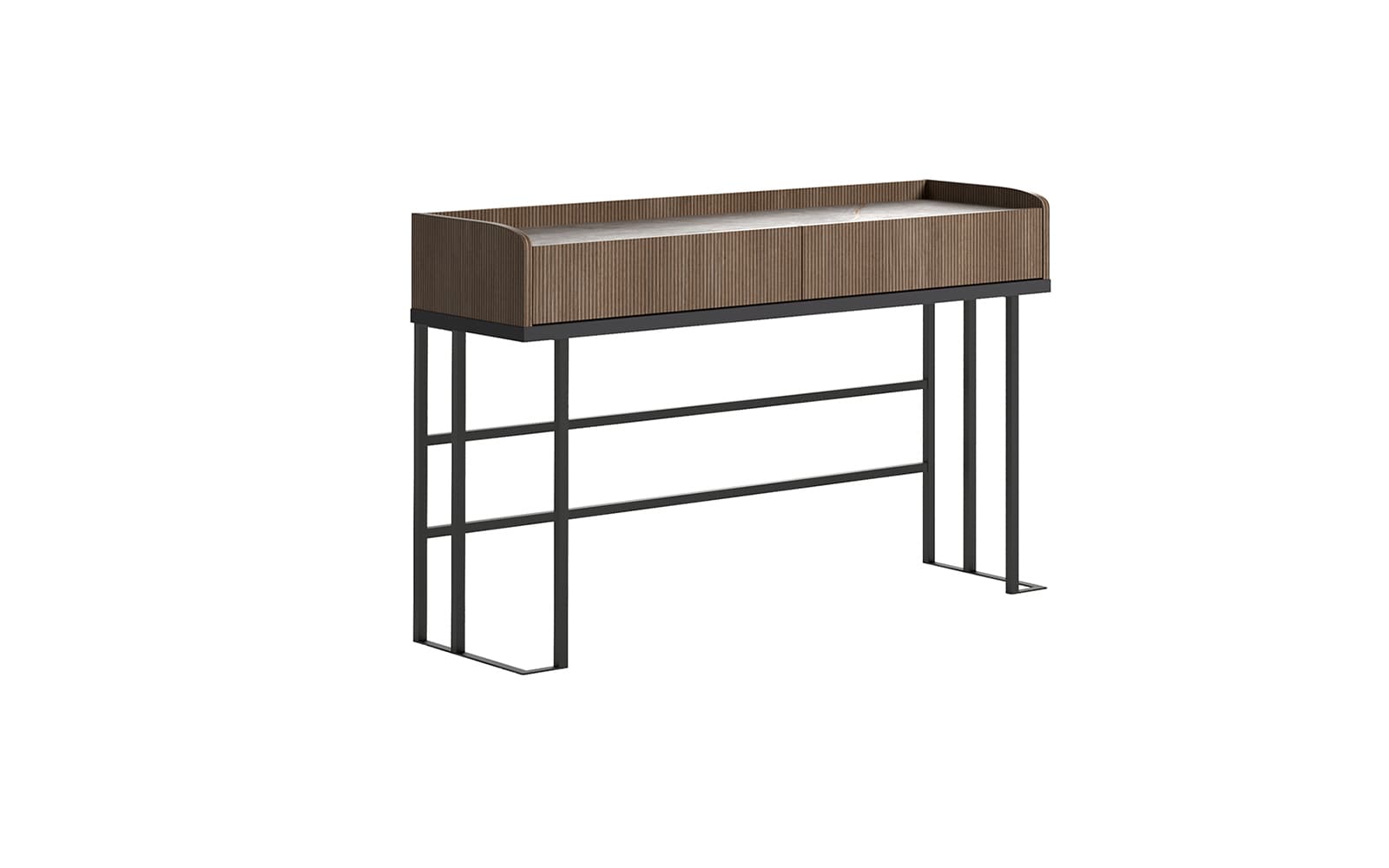 Consolă Eclat 130×41×83,5 cm din lemn masiv