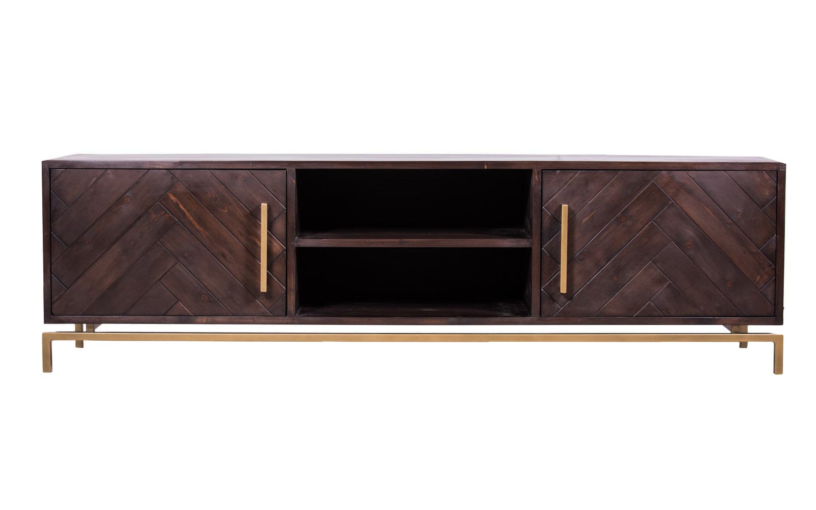 Comodă TV Heritage, 185x45x52 cm din lemn masiv