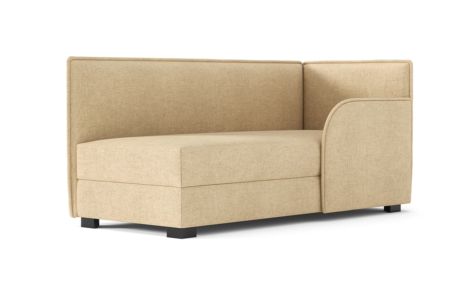 Pat de zi Soft II cu ladă de depozitare, 210×86 cm din lemn masiv