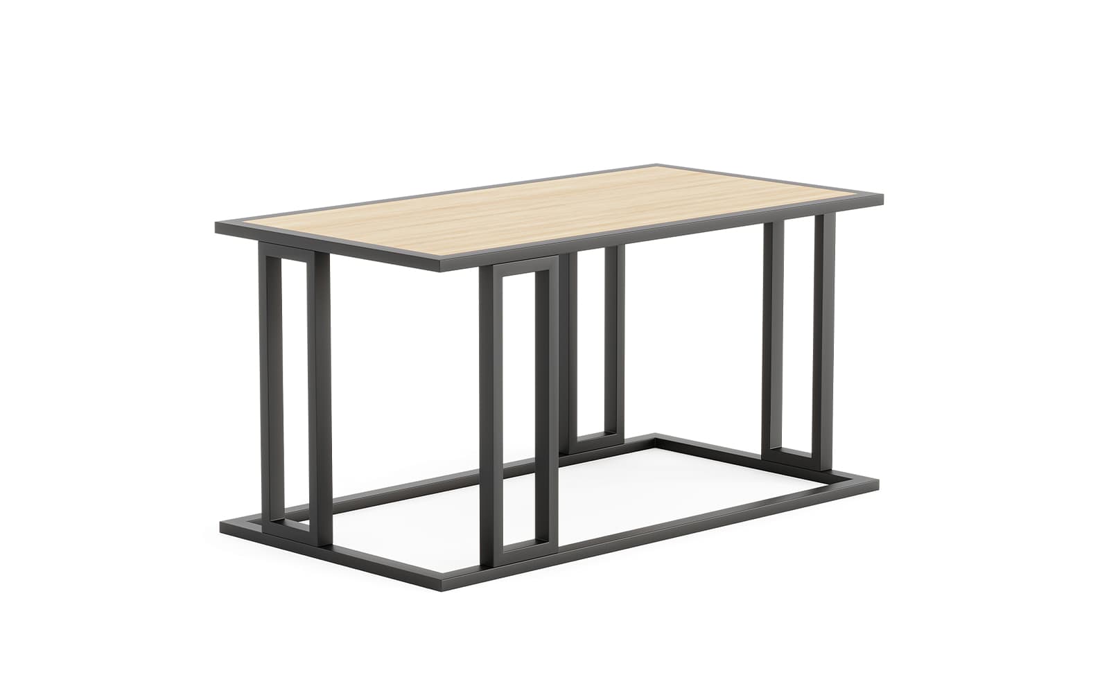 Măsuță de cafea Charlotte, 94 × 50 × 47,5 cm din lemn masiv