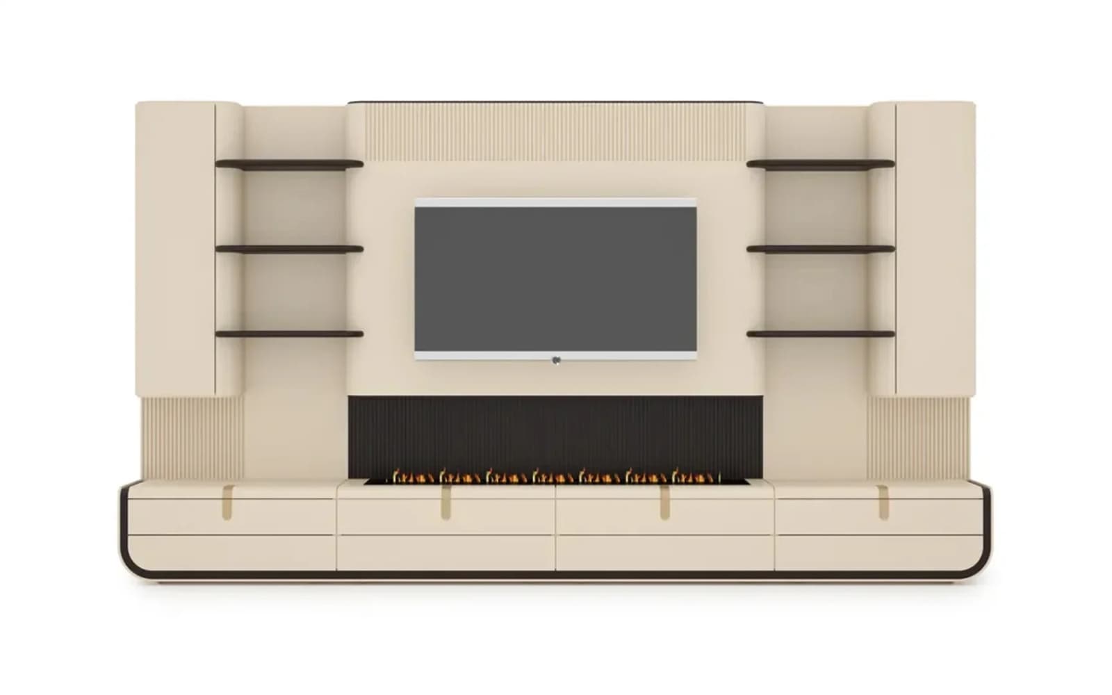 Unitate TV Viera, 400×220×50 cm din lemn masiv