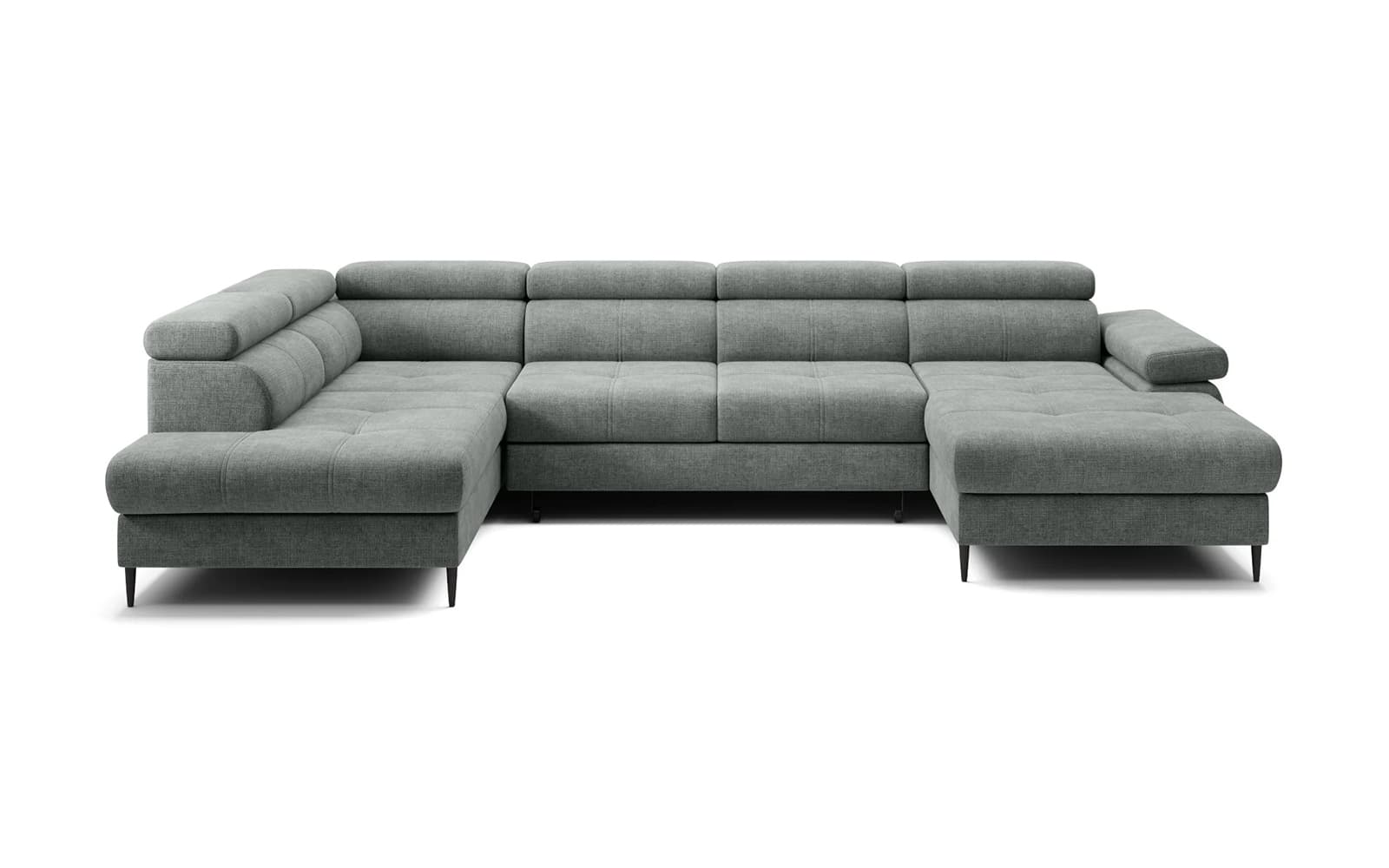 Colțar Cordoba III, extensibil, 346x203x76 cm din lemn masiv
