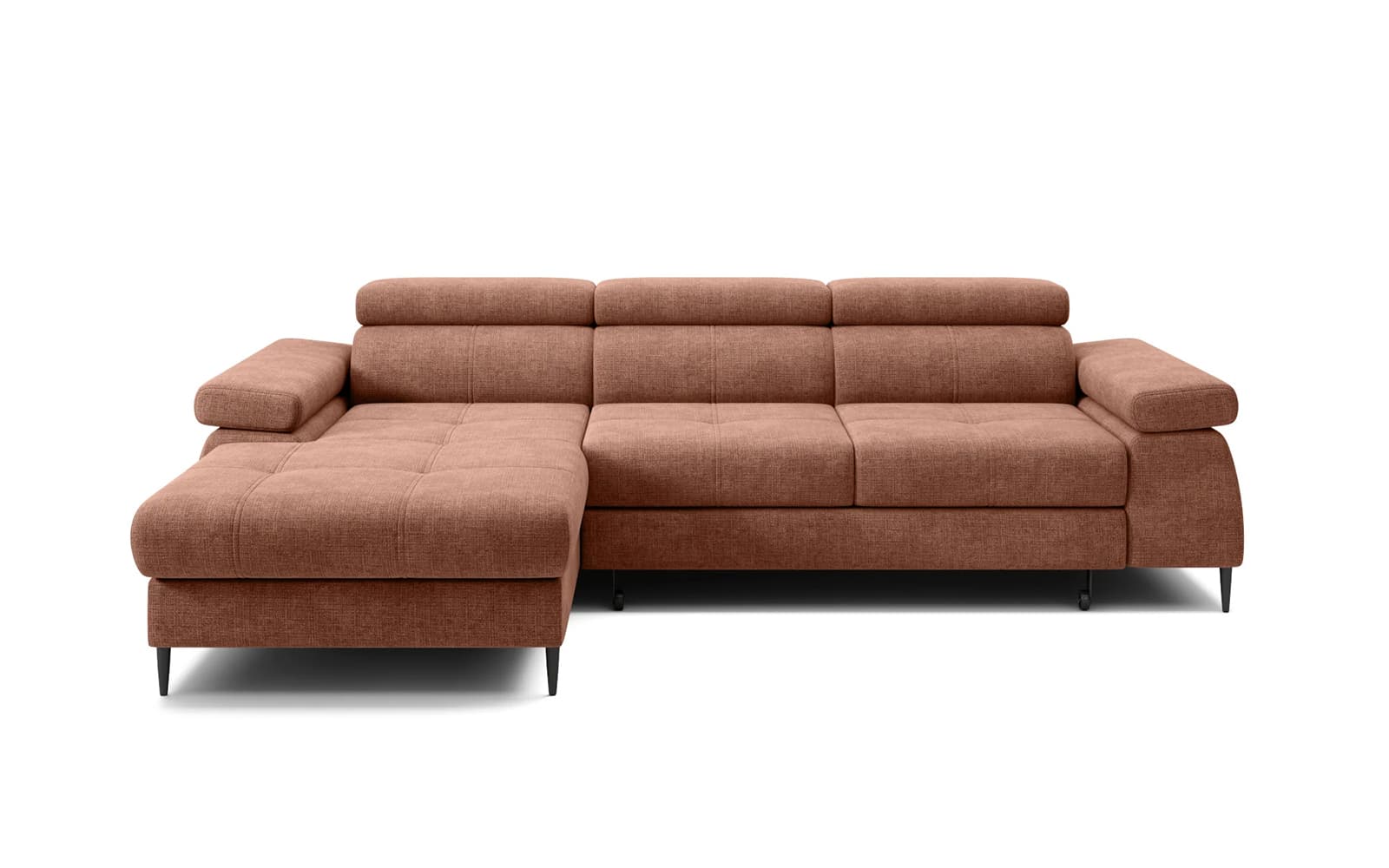 Colțar Cordoba I, extensibil, 282x175x76 cm din lemn masiv