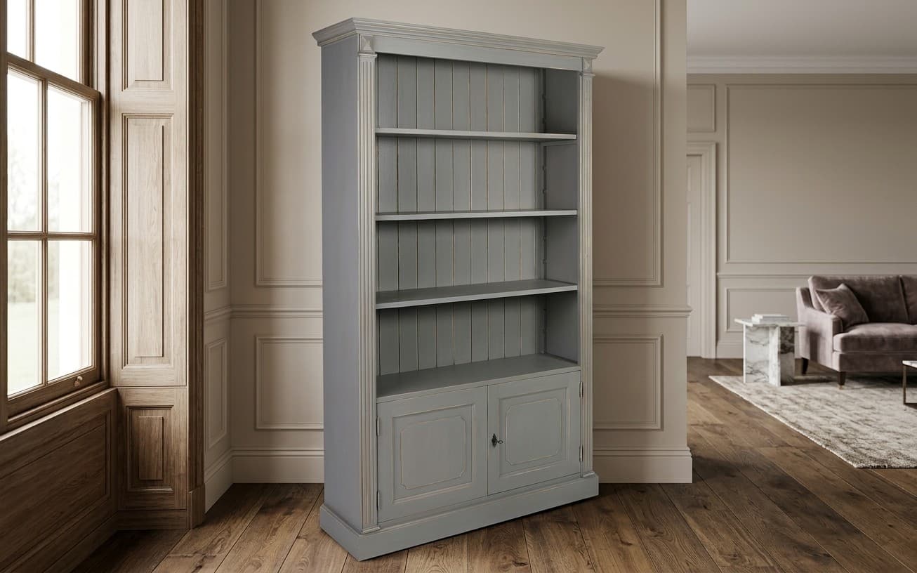 Bibliotecă Heritage, 2 uși, 120 x 37 x 197 cm