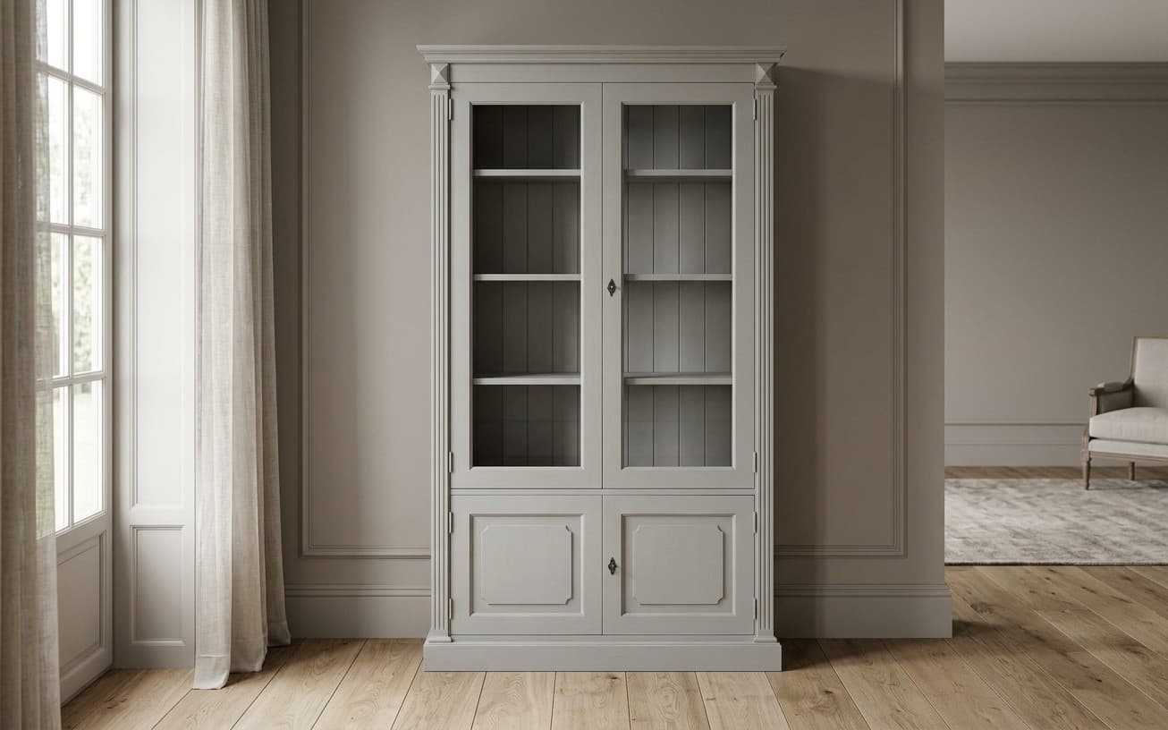 Bibliotecă Heritage, 4 uși, 120 x 37 x 197 cm