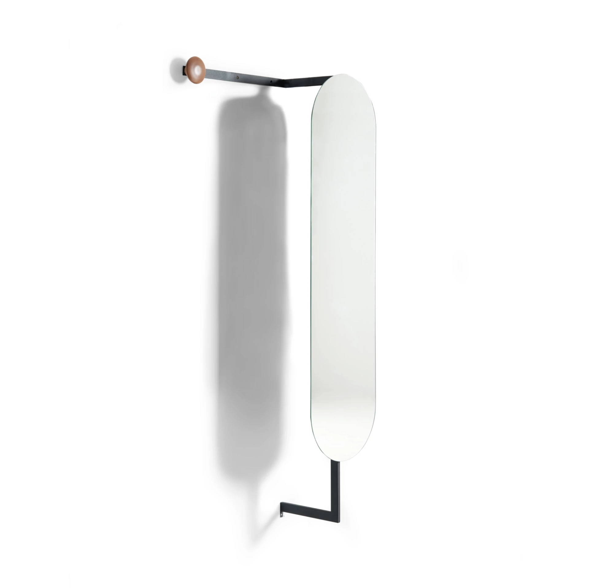 Oglindă Zyzy, cu Cuier, 150 cm din lemn masiv