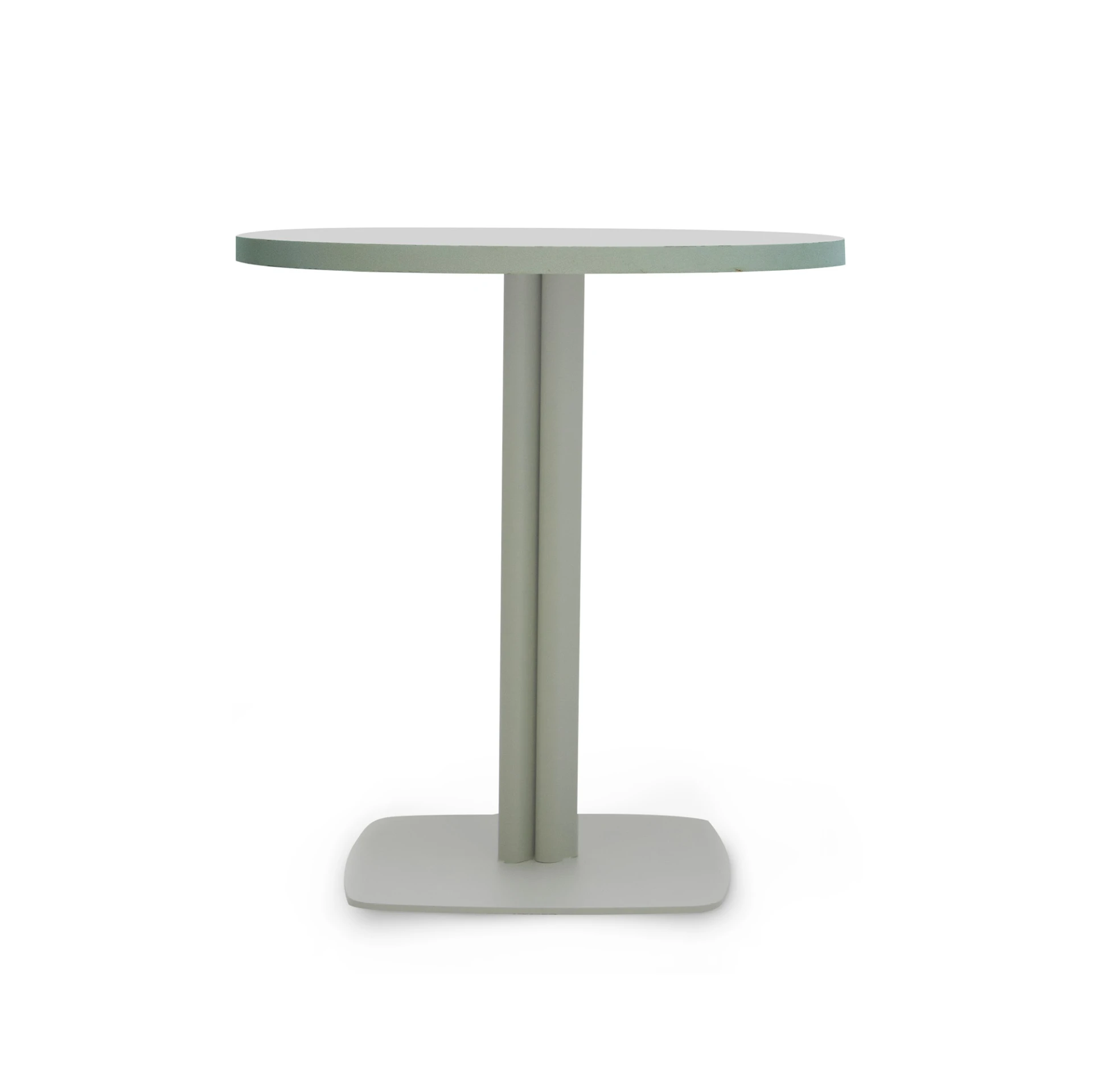 Masă Dining Oval, Metal Negru, Personalizabilă din lemn masiv