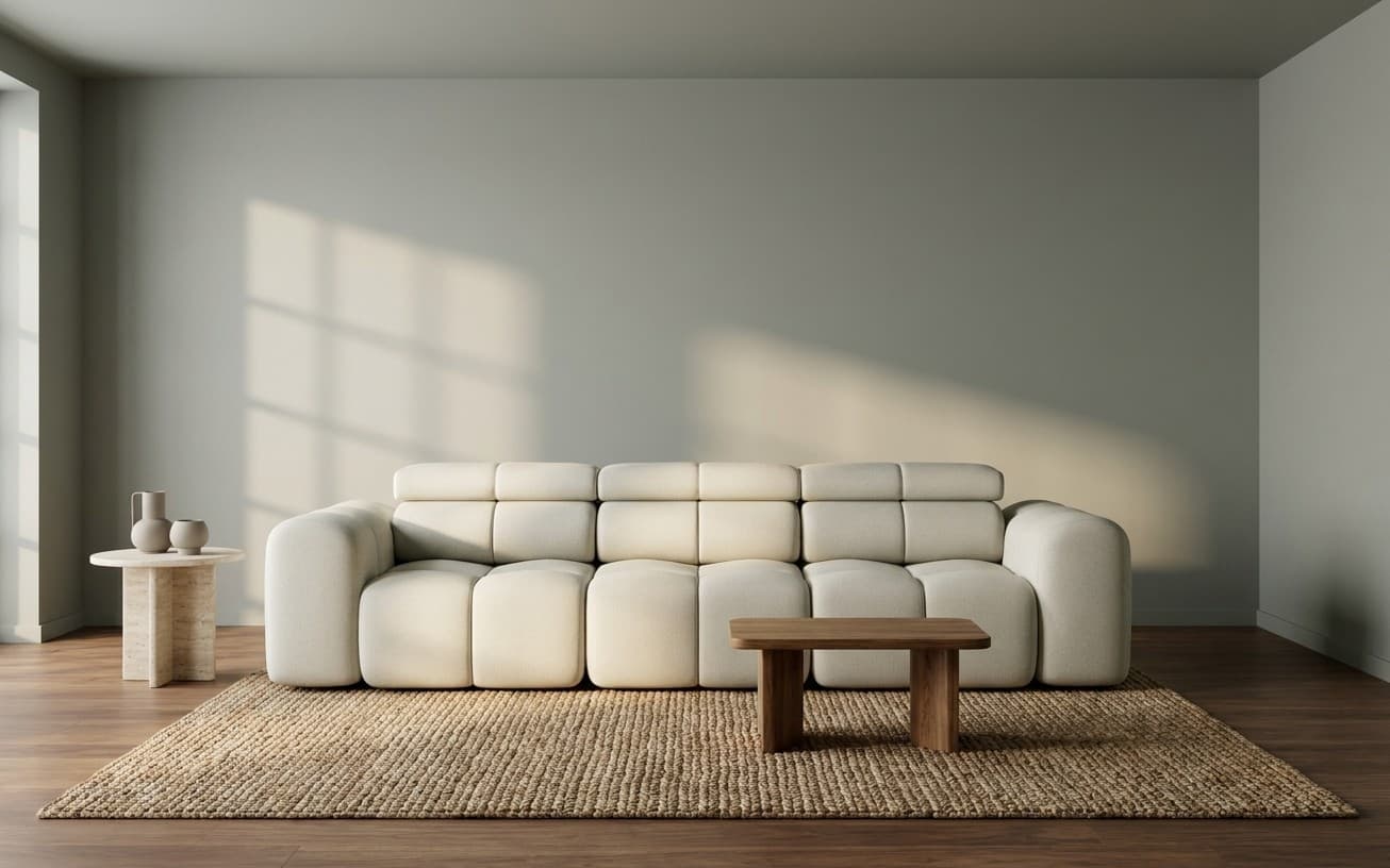 Canapea Bliss cu tetieră reglabilă, 287×78×113 cm