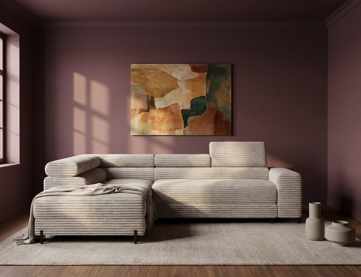 Colțar Meridio, Extensibil, 274x200 cm, Personalizabil