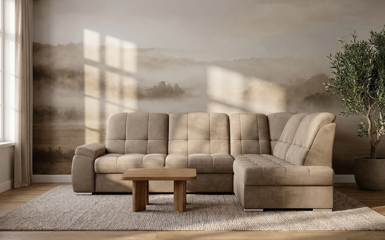 Colțar Extensibil Theo, 272x192cm, Ladă Depozitare, Personalizabil