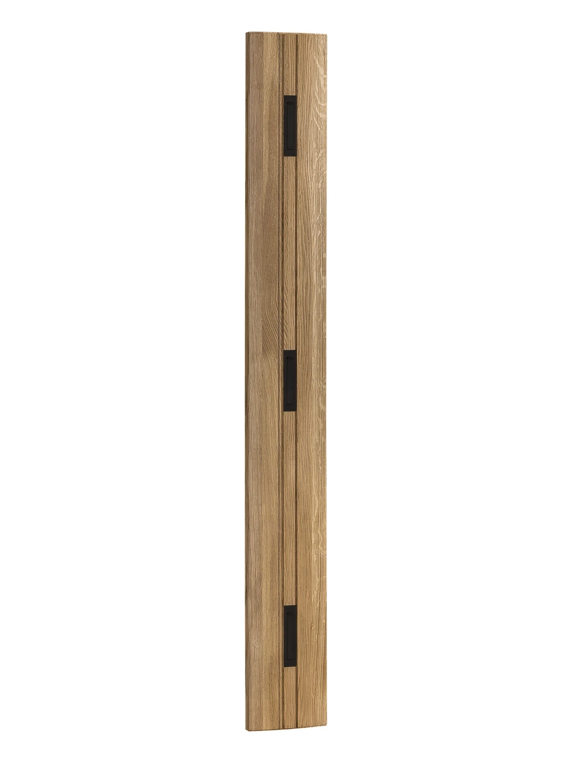 Cuier de Perete Lugano, Stejar Masiv, 15x4x130 cm