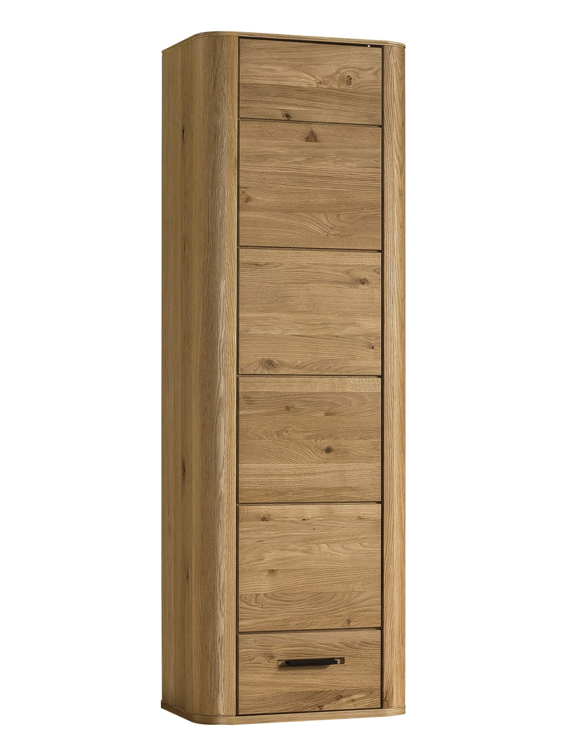 Dulap Suspendat Lugano, Stejar Masiv, 44x30x136 cm